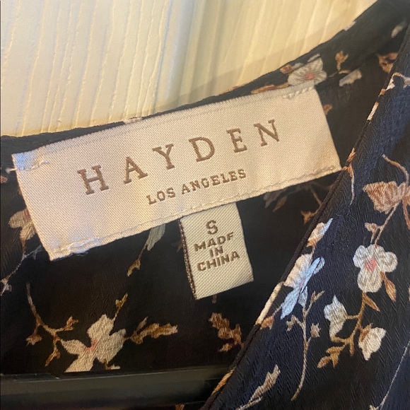 Hayden Black and White Floral Casual Dress - Picture 11 of 12